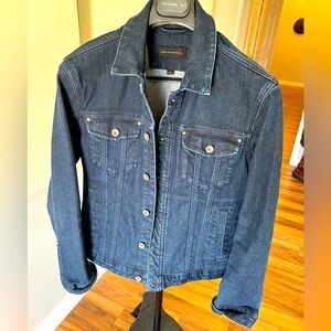 John Varvatos indigo denim jacket size small